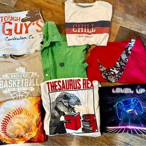 Boys size medium bundle Assorted shirts Collection